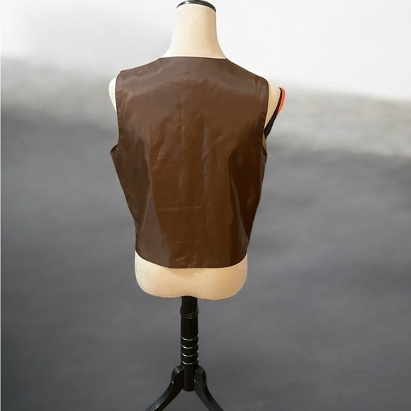 Route 66 Brown Classic Vest Size M - Picture 3 of 6